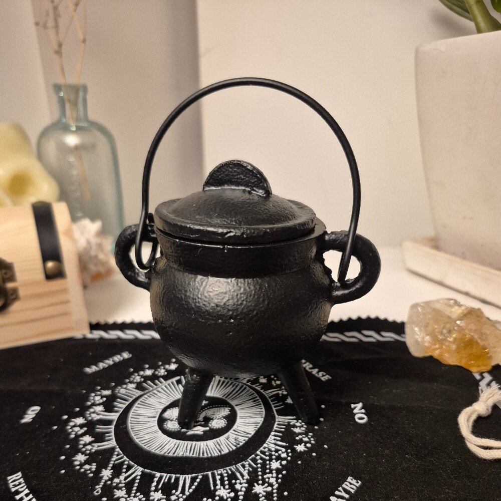 Cast Iron Cauldron for Spell Work and Divination